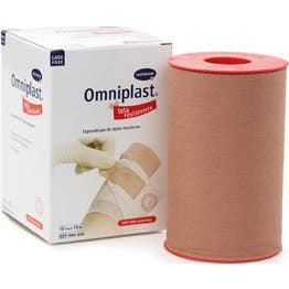 Omniplast Sparadrap Tissu Rose 10x10cm 1 Unité