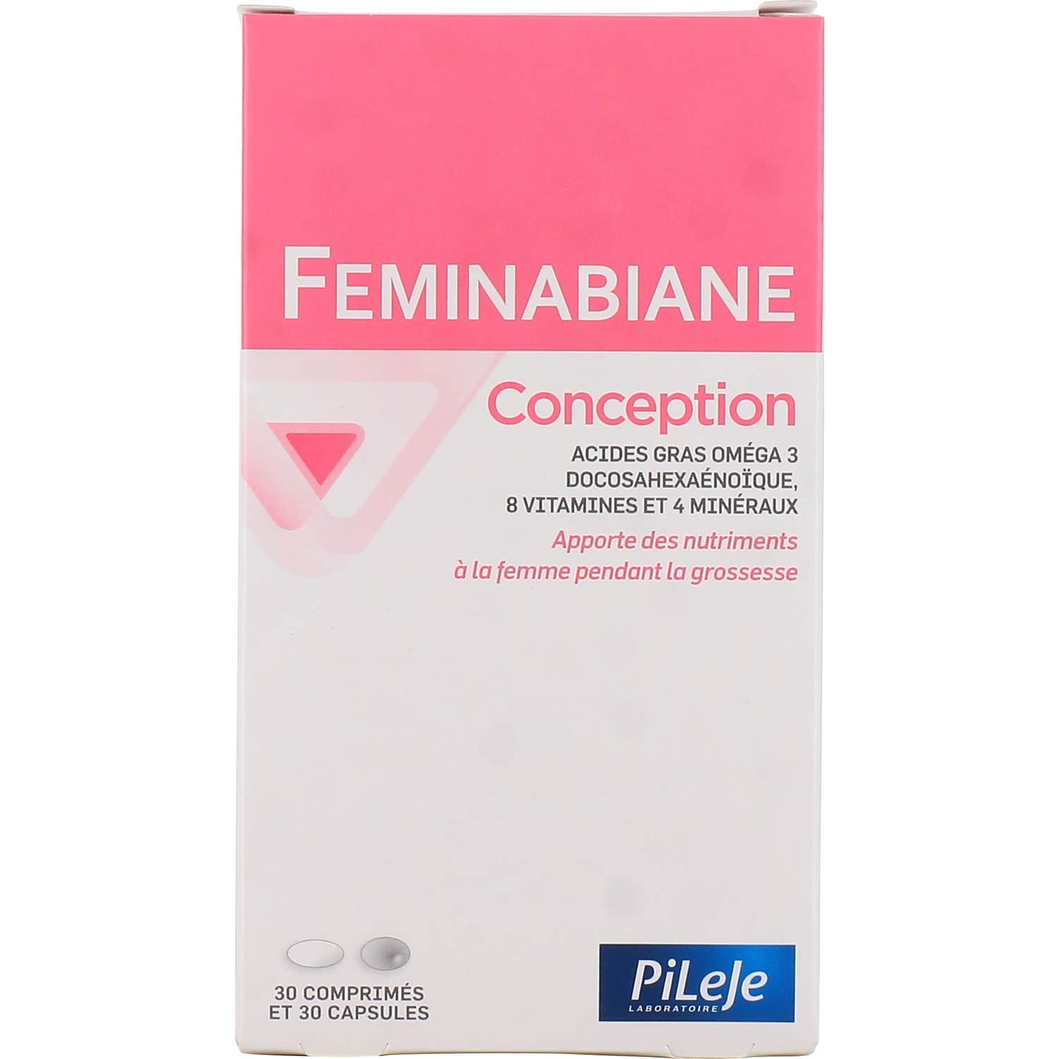 PiLeJe Feminabiane Conception 30 Comprimés + 30 Capsules