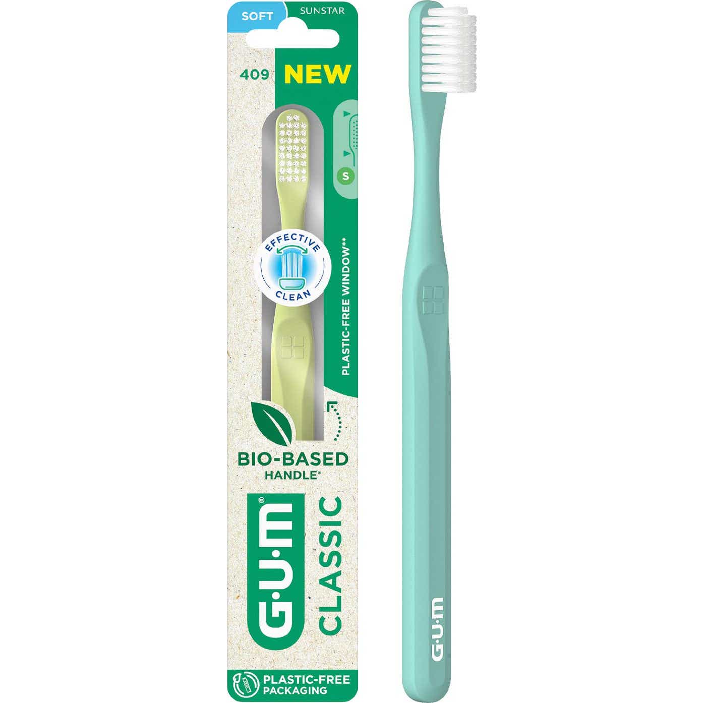 GUM Classic 409 Brosse à Dents Souple 1 Unité