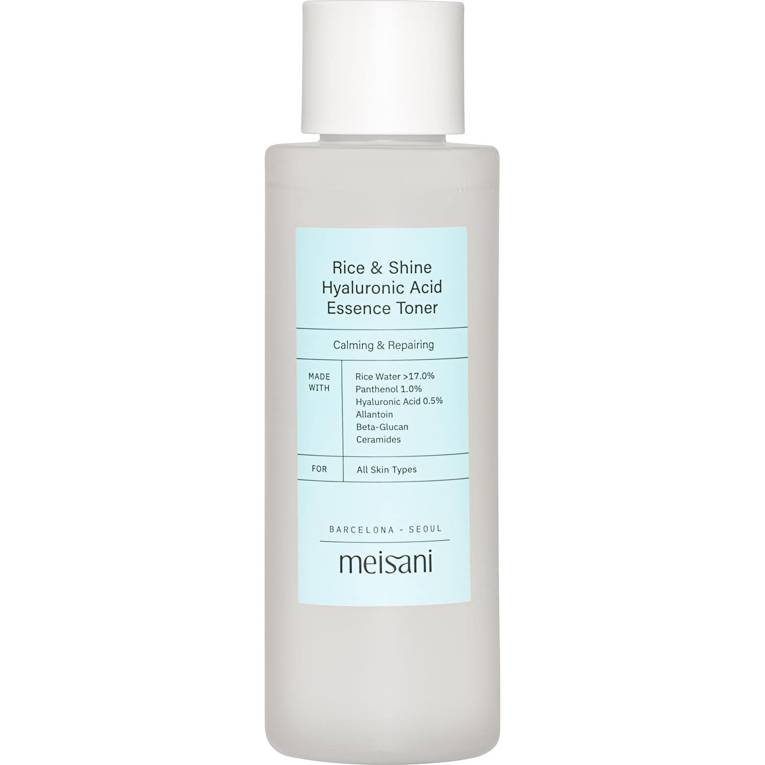 Meisani Rice & Shine Hyaluronic Acid Essence Toner 150Ml