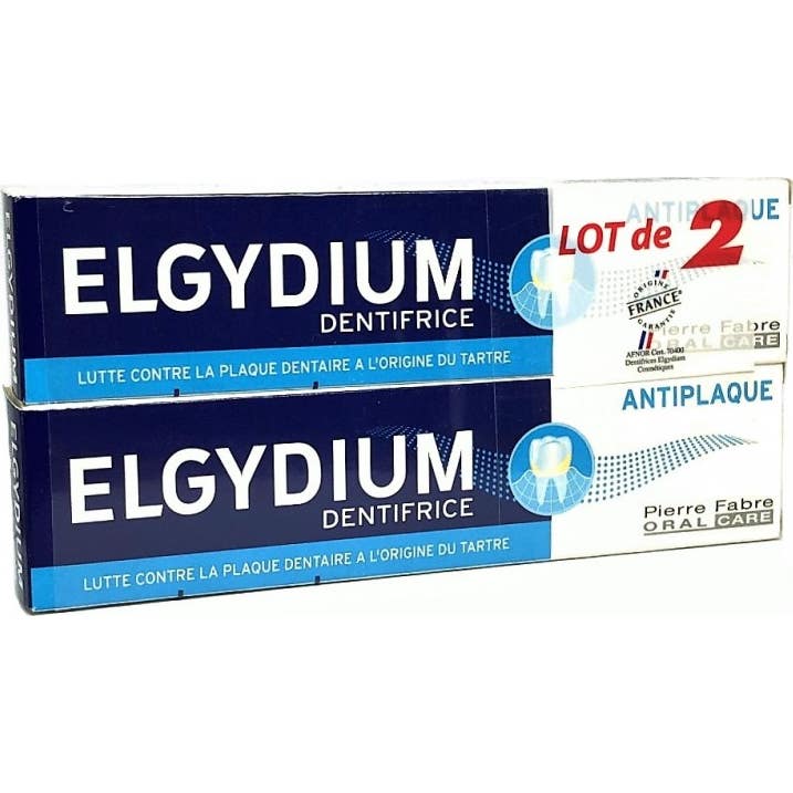 Elgydium Antiplaque 75ml 2 unités