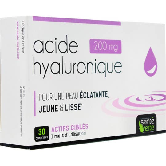 Sante Verte Acide Hyaluronique Collagène Marin 30 Comprimés