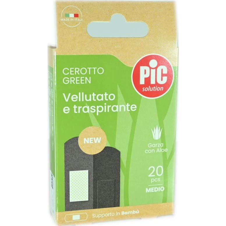 Pic Solution Green Pansement Bambu Aloe M 20uts