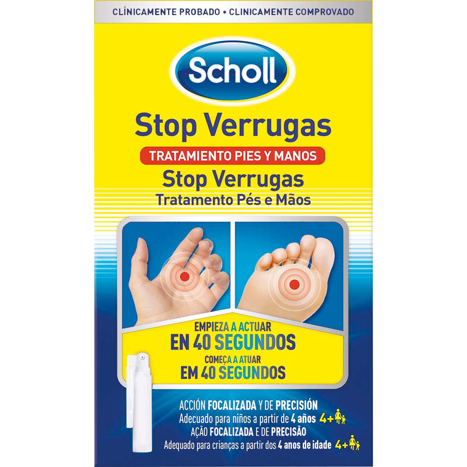 Scholl Stop Verrues Pieds et Mains 80ml