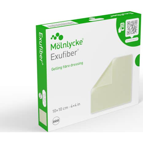Exufiber Apósito 10x10cm 10 uds