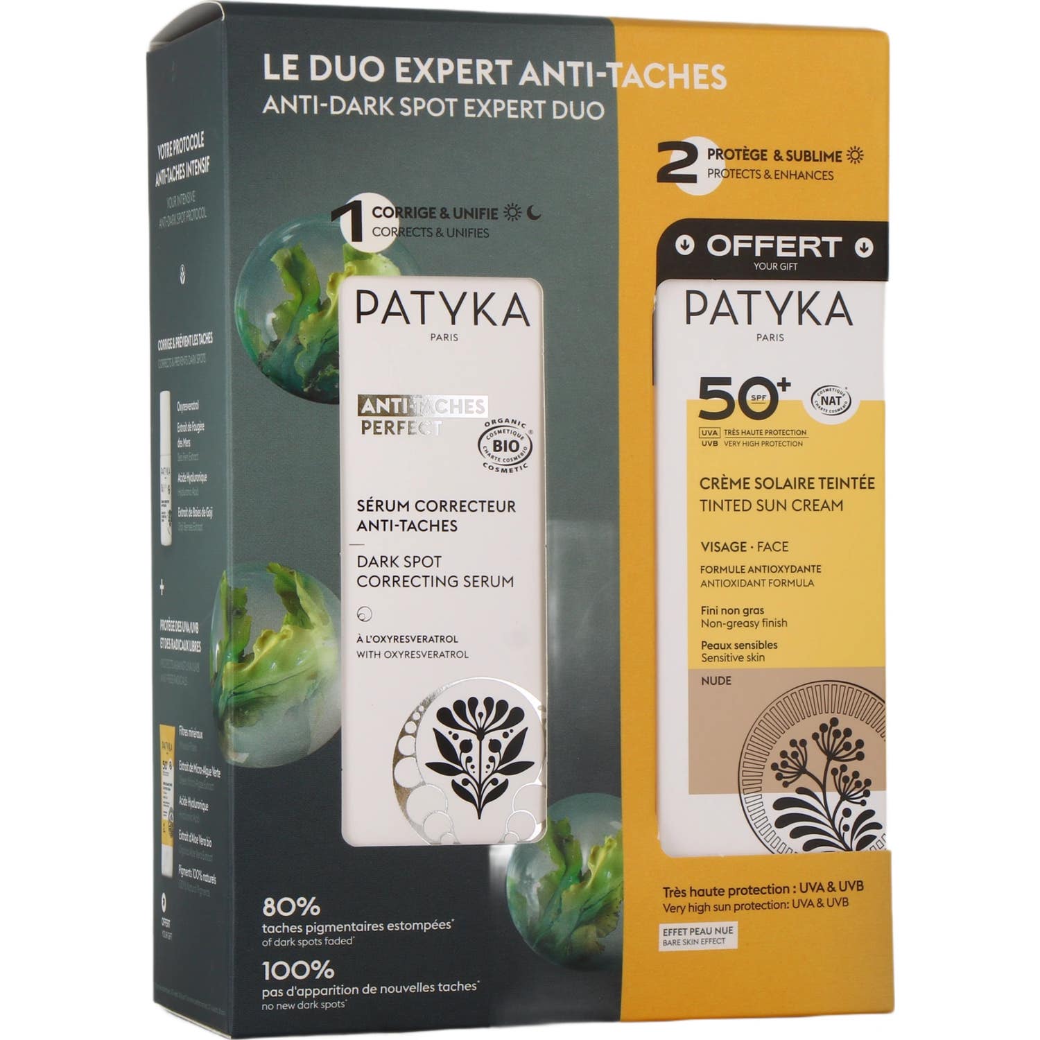 Patyka Coffret Duo Expert Anti-taches Sérum + Crème Solaire Teintée