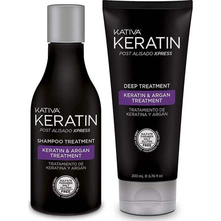 Kit Post Lissage Express Shampooing + Traitement Pack Kativa