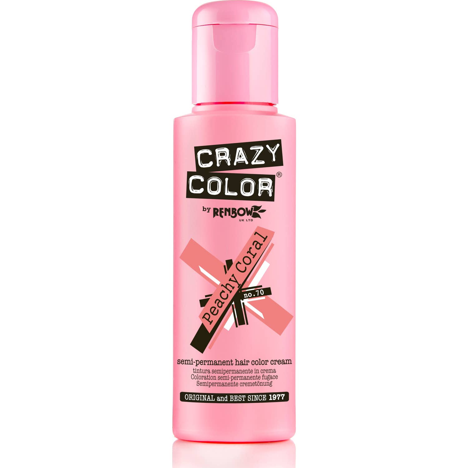 Crazy Color Tinte 70 Peachy Coral 100ml