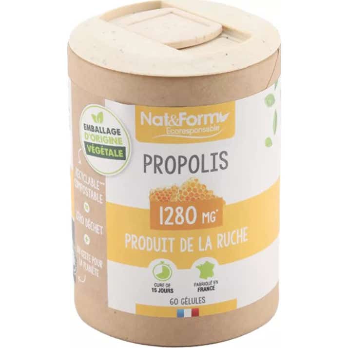 Nat&Form Eco Propolis 60 Gélules