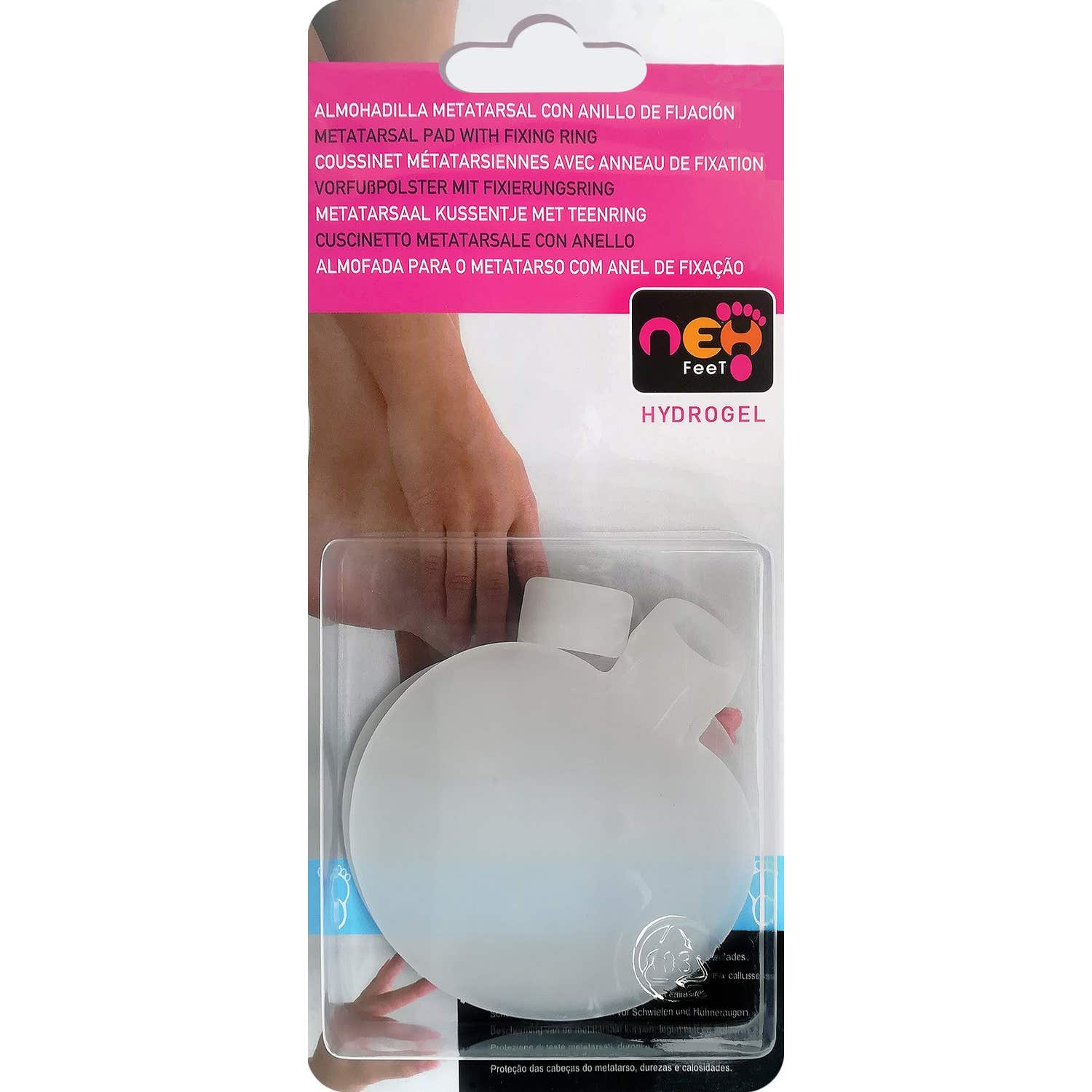 Neh Feet Metatarsal pad avec anneau de serrage Taille unique 2 pcs