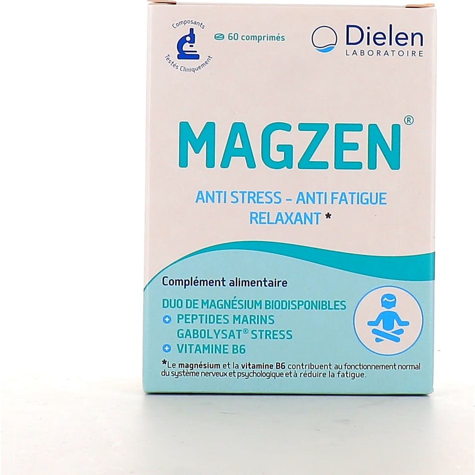 Dielen Magzen Anti Stress - Anti Fatigue Et Relaxant Boite De 60 Comprims