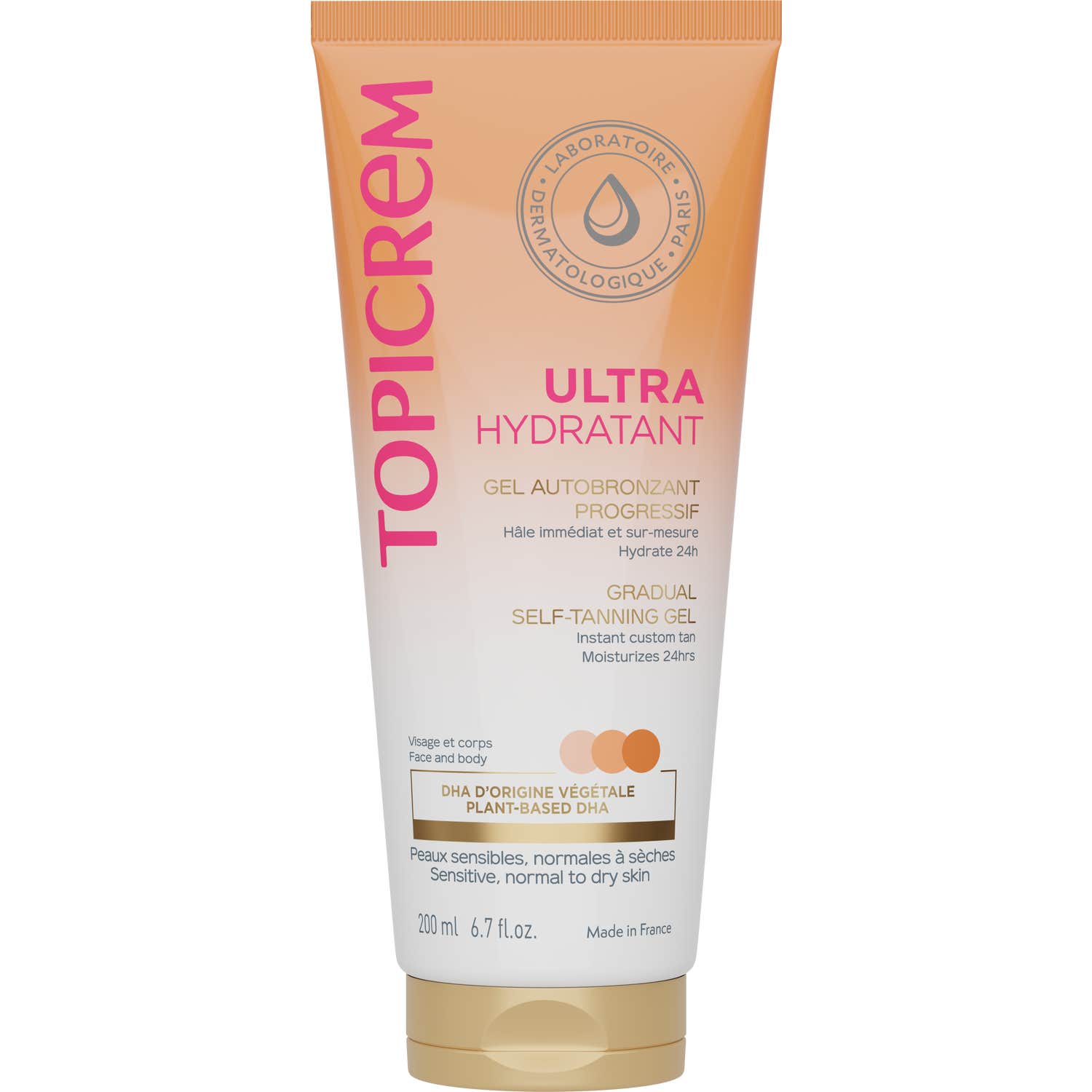Topicrem Ultra Hydratant Gel Autobronzant Progressif 200ml