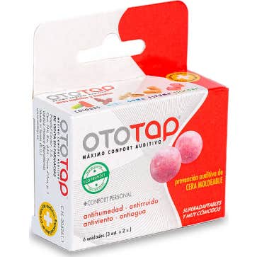 OtoTap Bouchons D'Oreille En cire Malléable 6 Unités