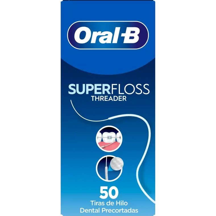 Oral-B SuperFloss Fil Dentaire Prédécoupé - 50 fils
