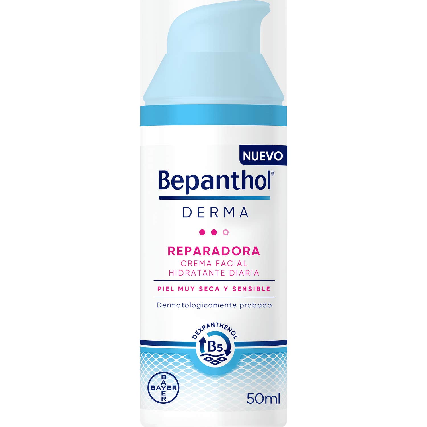 Bepanthol Derma Crème Visage Hydratante Réparatrice 50ml