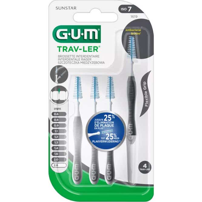 Gum Trav-ler Brossettes Interdentaires 2.6mm 4uts