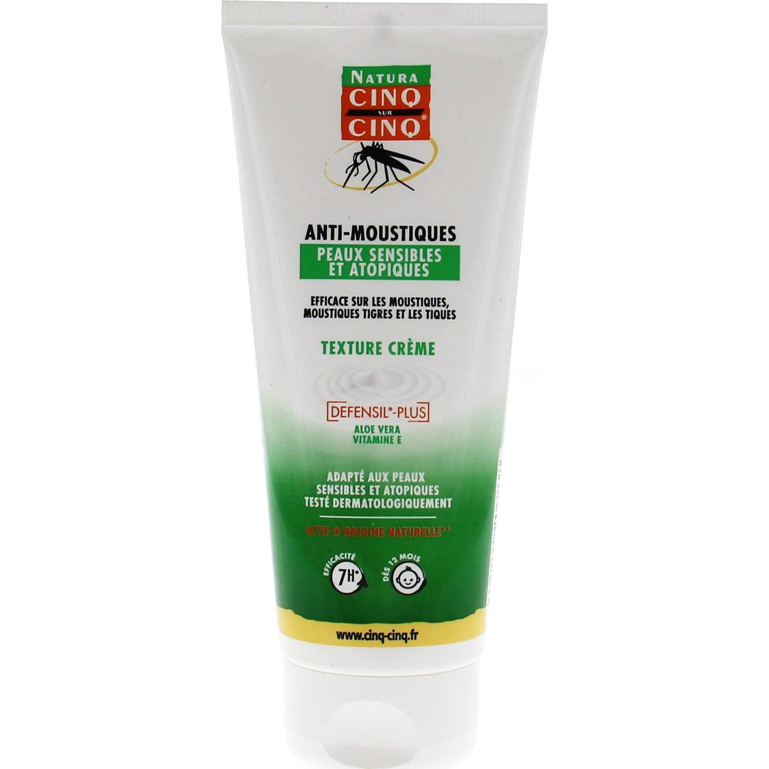 Cinq Sur Cinq Natura Anti moustique Peau Sensible et Atopiques 100ml