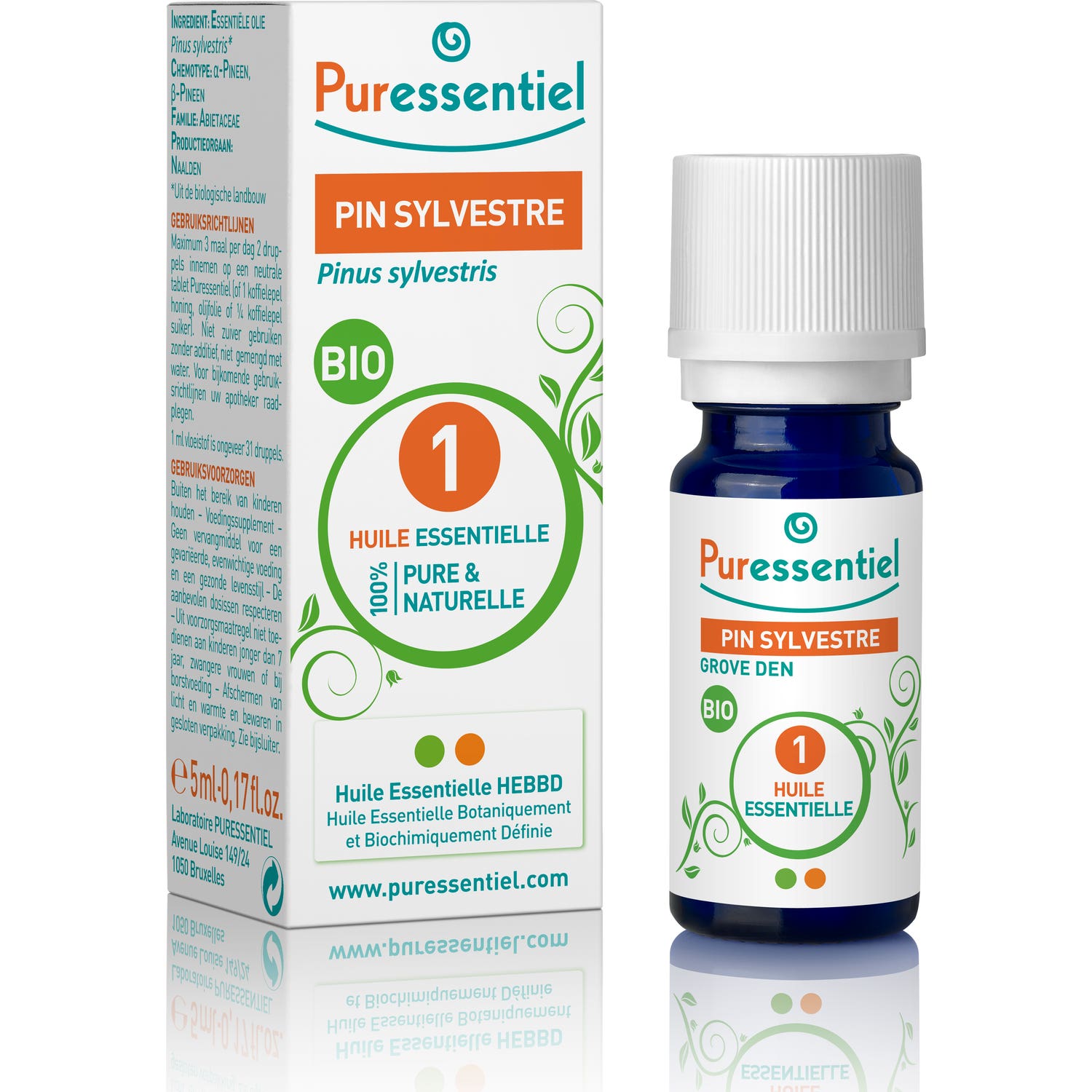 Puressentiel Huile Essentielle Bio Pin Sylvestre 5ml