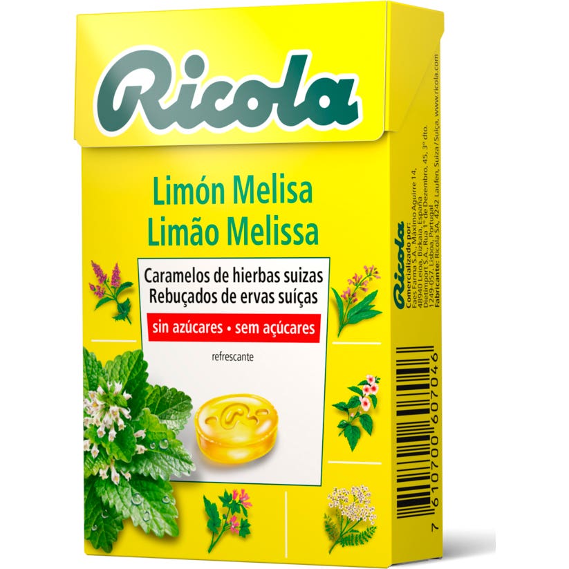 Bonbons sans sucre Ricola limon 50g