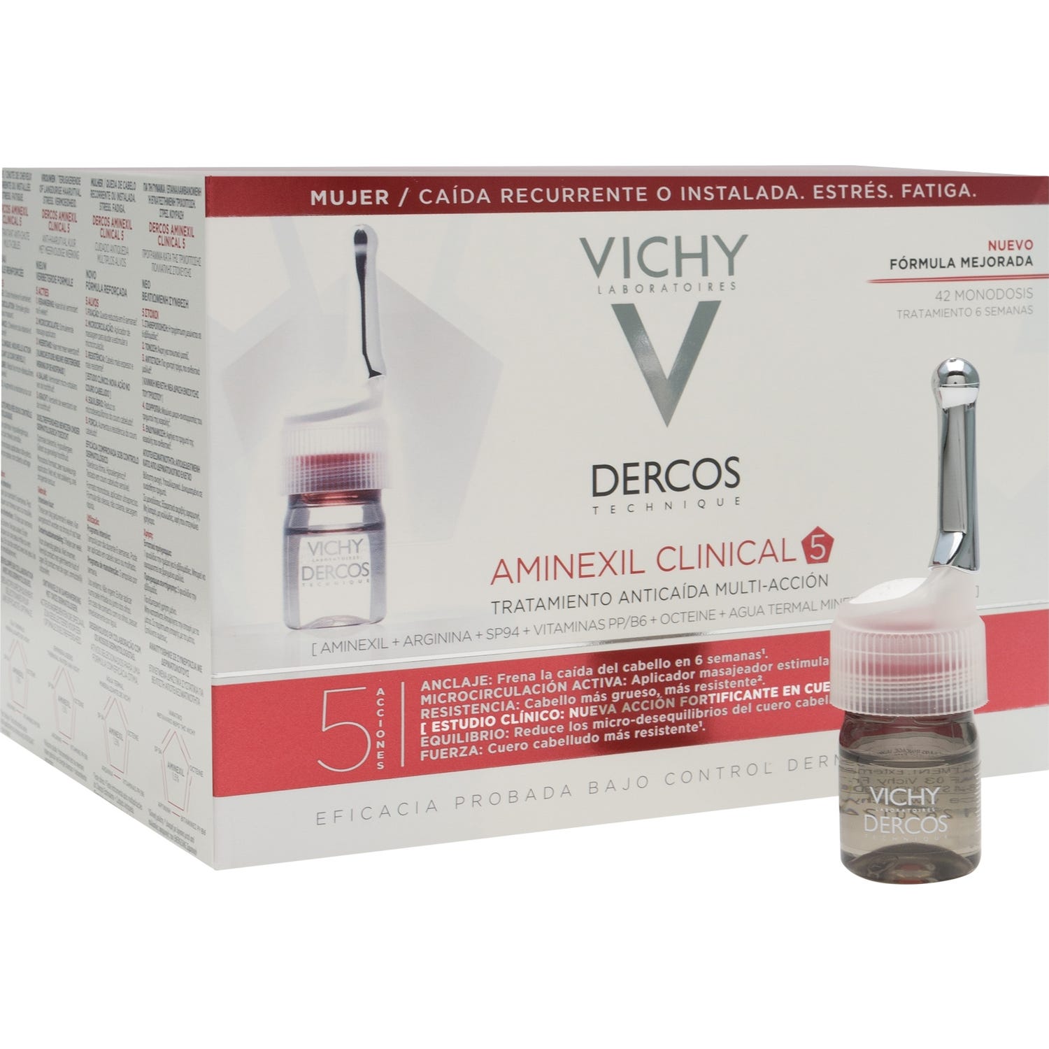 Vichy Dercos Aminexil Clinical 5 Femme 42 fioles