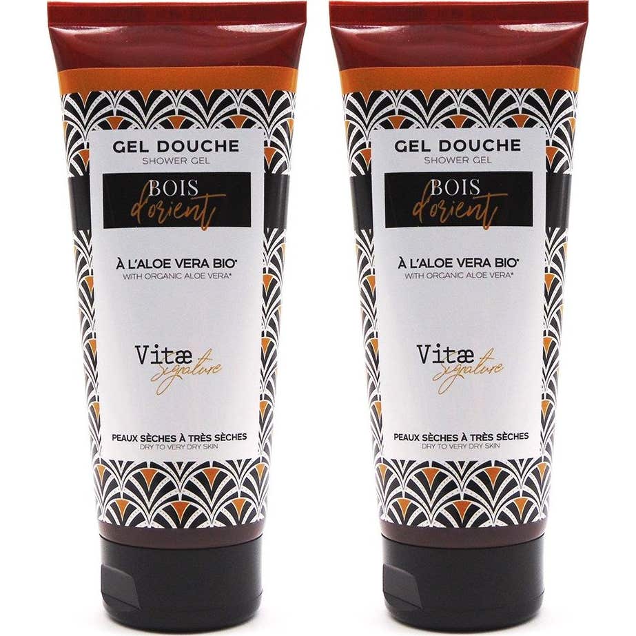 Vitae Signature Gel Douche Bois d'Orient 2x200ml