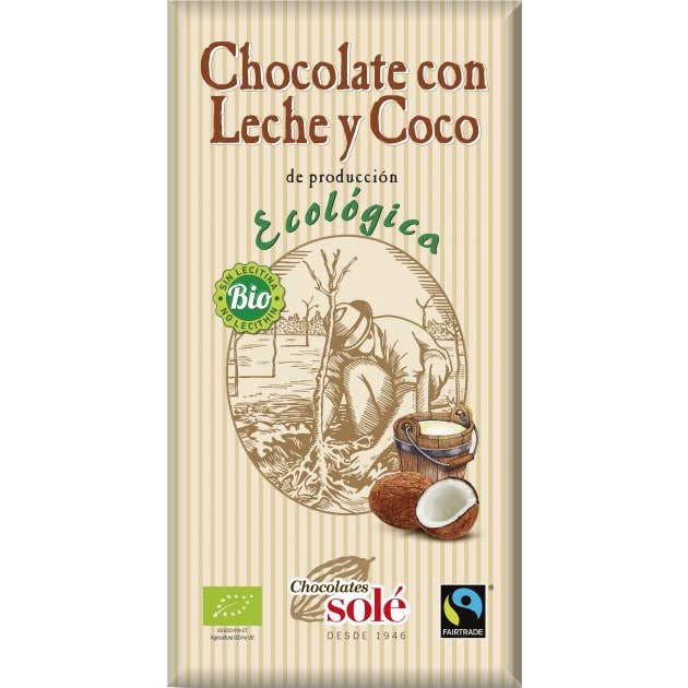 Chocolates Sole Chocolat Noir à l'Agave 73% 100g