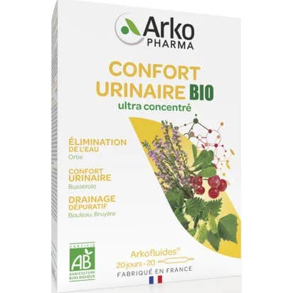 Arkopharma Arkofluide BIO Confort Urinaire 20ampoules x 10ml