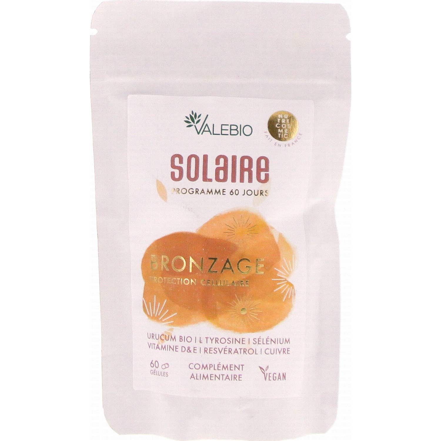 Valebio Solaire Bronzage 60 Gélules
