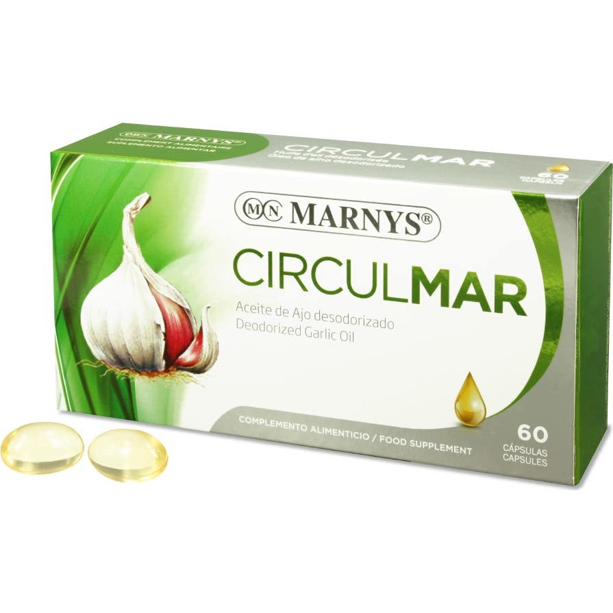 Marnys Circulant Huile à l'ail 60 Capsules