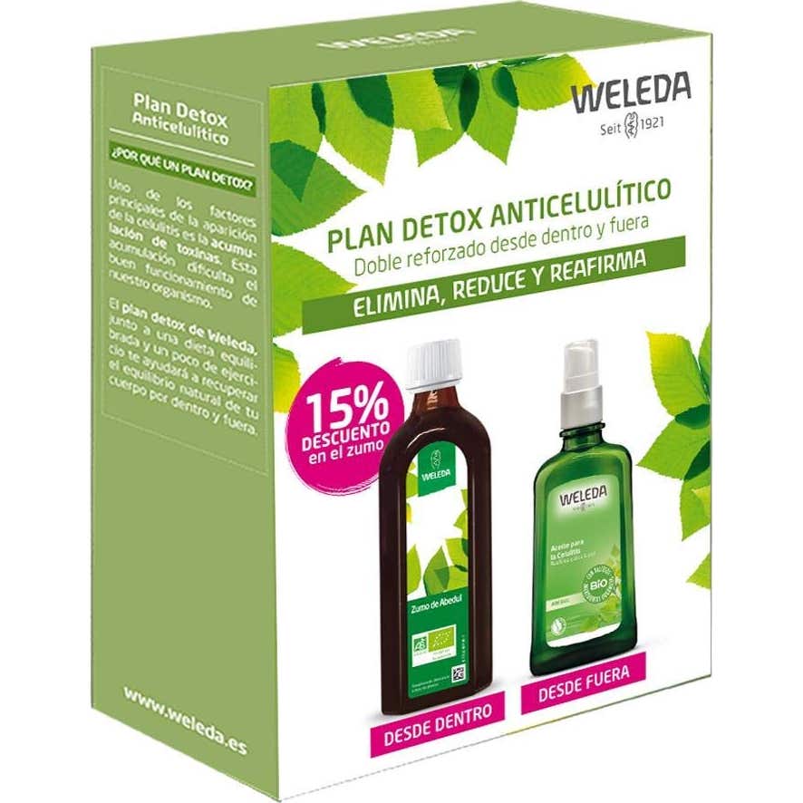 Weleda Pack Détox Huile de Bouleau 100ml + Jus de Bouleau 250ml