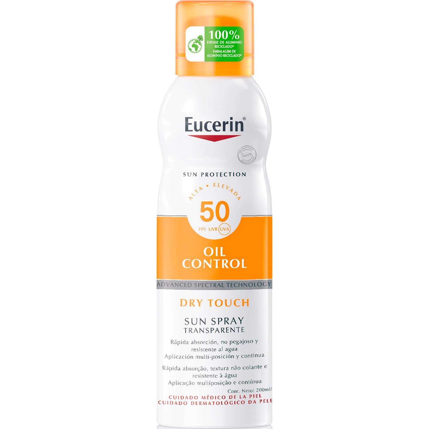 Eucerin™ Sun Spray Transparent Toucher sec SPF 50+ 200 ml