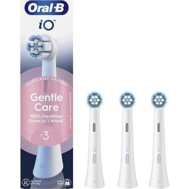 Oral-B Io Gentle Care Brossette Électrique Recharge Blanc 3 Unités