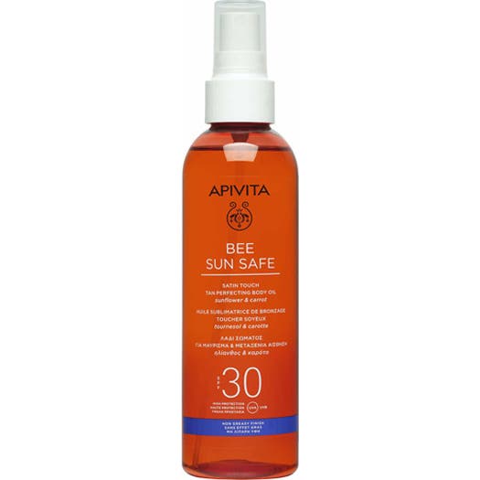 Apivita Bee Sun Safe Huile de bronzage pour le corps SPF30 200ml