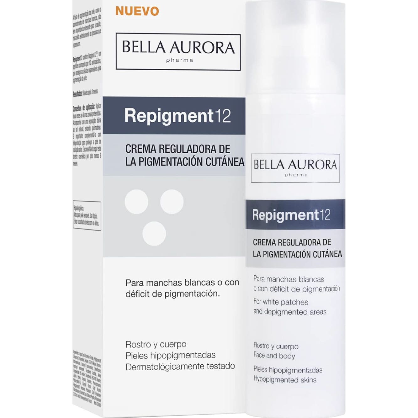 Bella Aurora Repigment 12 Crème de repigmentation 75ml