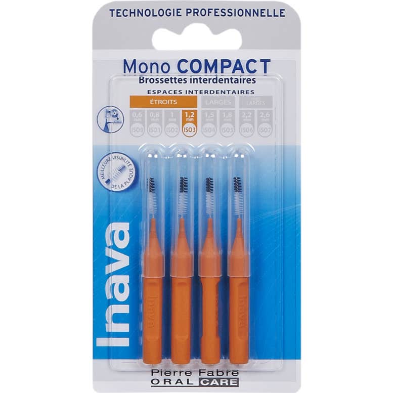 Inava Brossettes Interdentaires 1.2 Mm Boite De 4