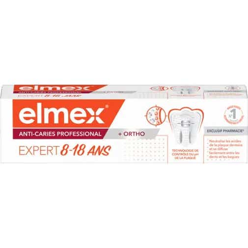 Elmex Pack Anti-Caries Professional +Ortho Expert 8-18 ans 75ml
