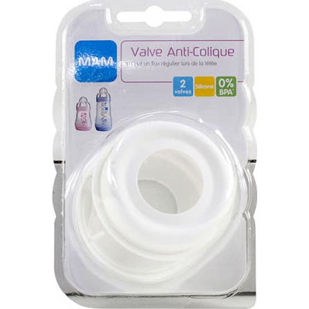 Blanc Mam Valve Anticolique Unités Taille 2