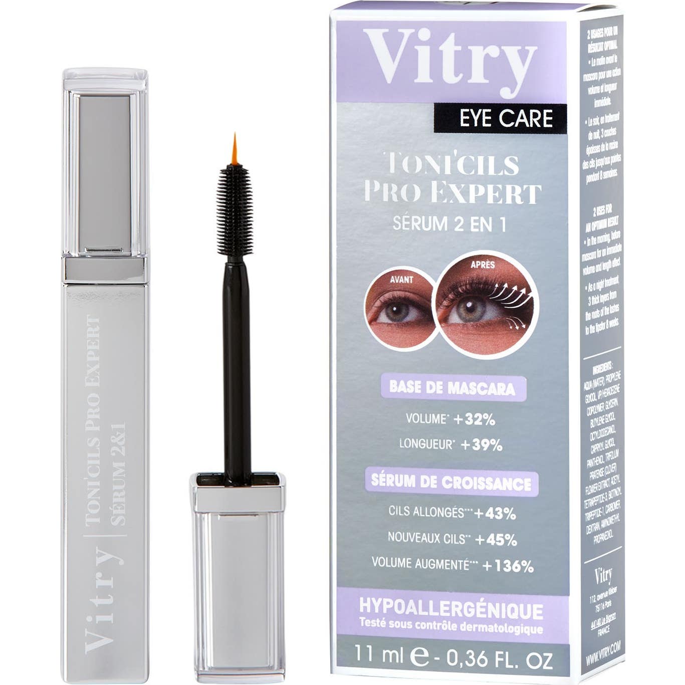 Vitry Eye Care Toni'Cils Pro Expert Sérum 2en1 11ml