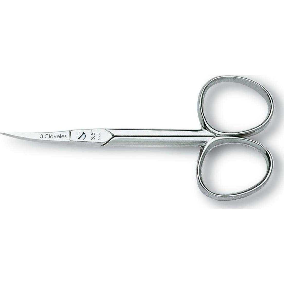 3 oeillets ciseaux manucure incurvée 3.5''' 9cm 9cm 1ud