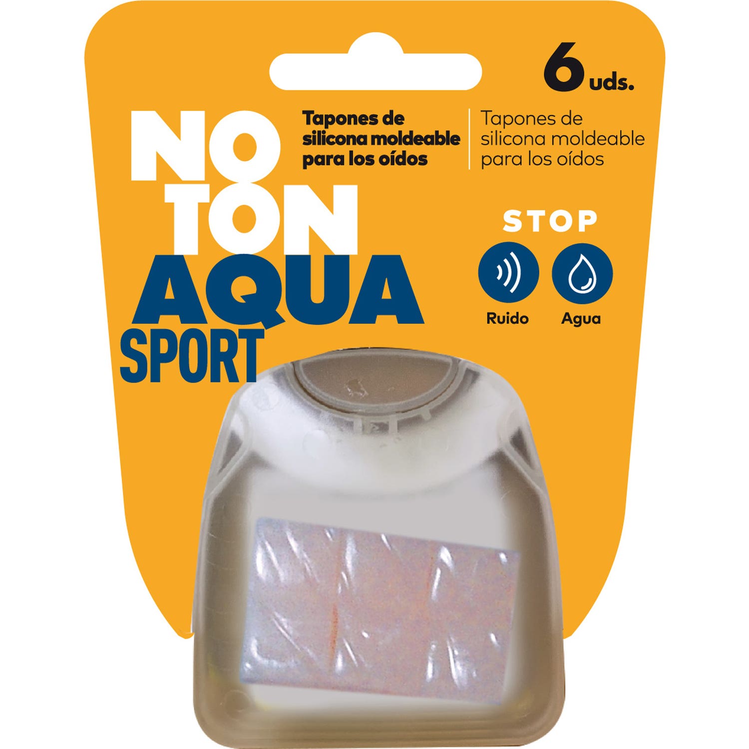 Bouchons d'oreille en silicone Noton 6 pcs