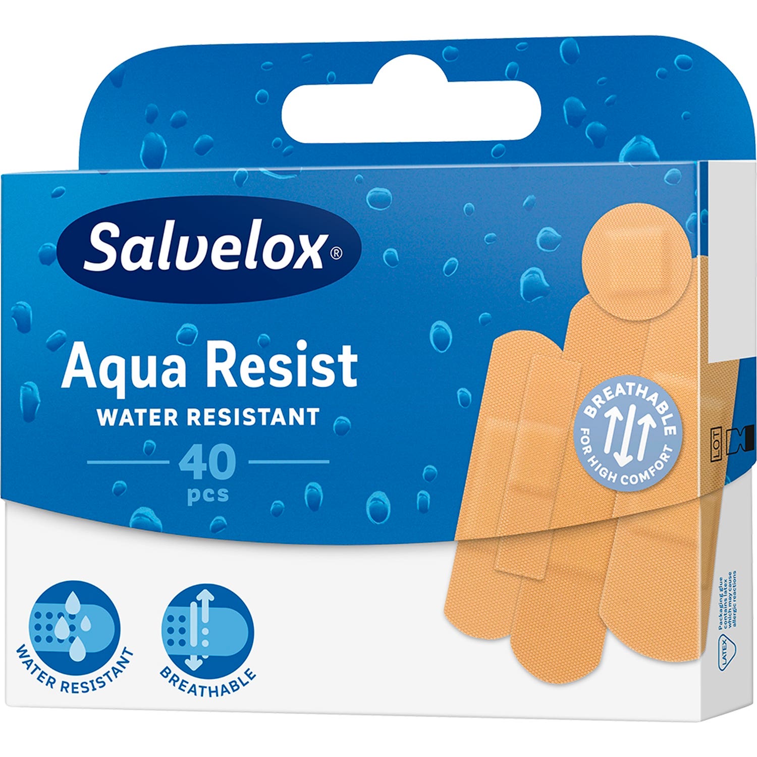 Salvelox Aqua Resist pansements grande taille 40 pcs