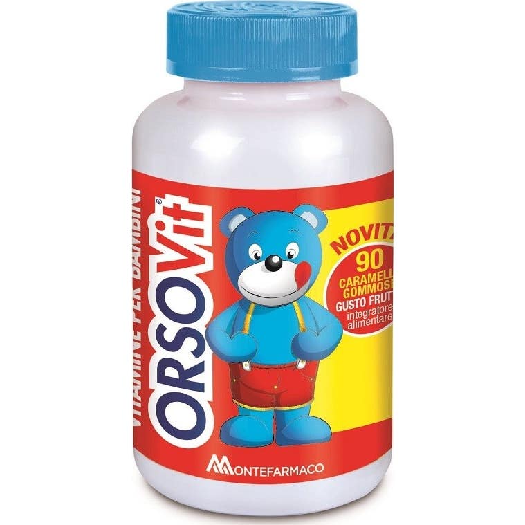 Montefarmaco OTC Orsovit Vitamines Enfants Gomme 90uts