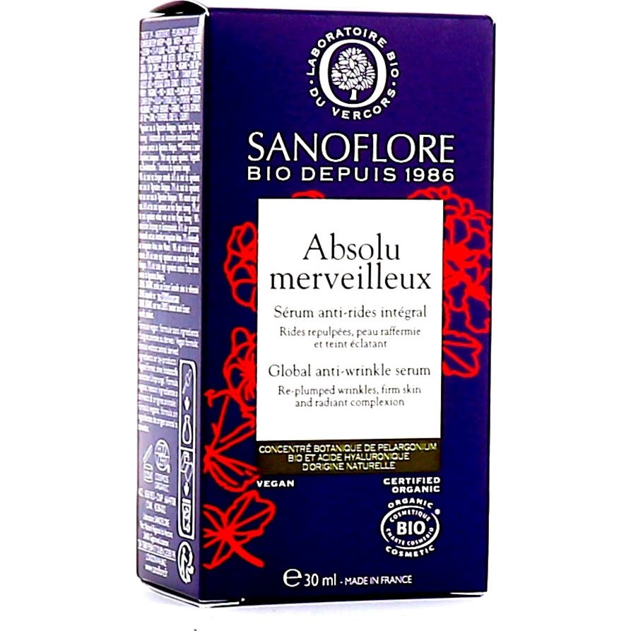Sanoflore Absolu Merveilleux Sérum Anti-Rides Intégral 30ml
