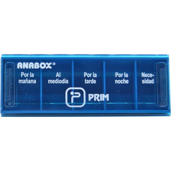 Anabox Pastillero Diario 5 Compartimentos *