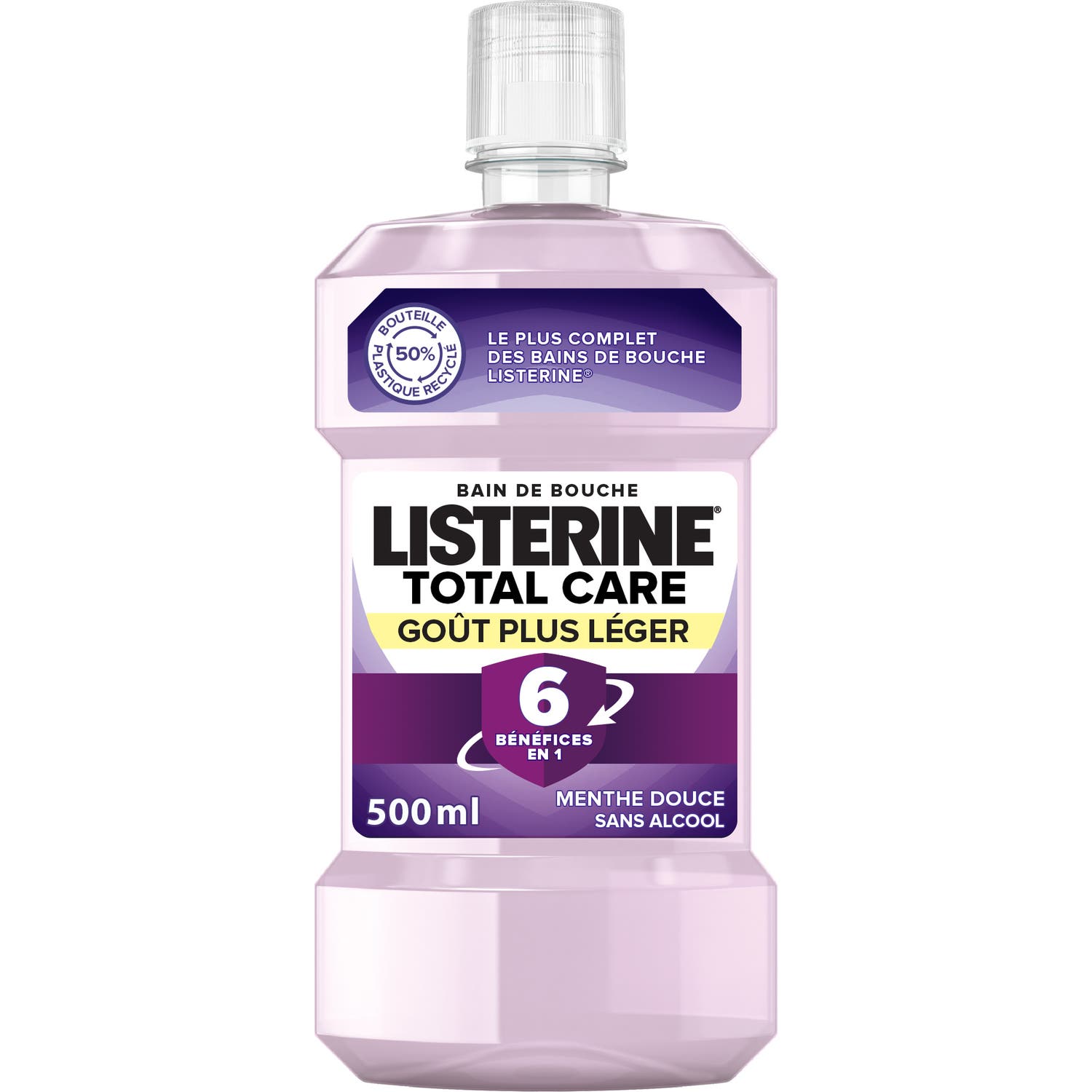 Listerine Total Care Goût Plus Léger 500ml