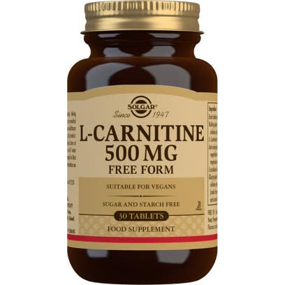 Solgar LCarnitine 500mg 30 Comprimés