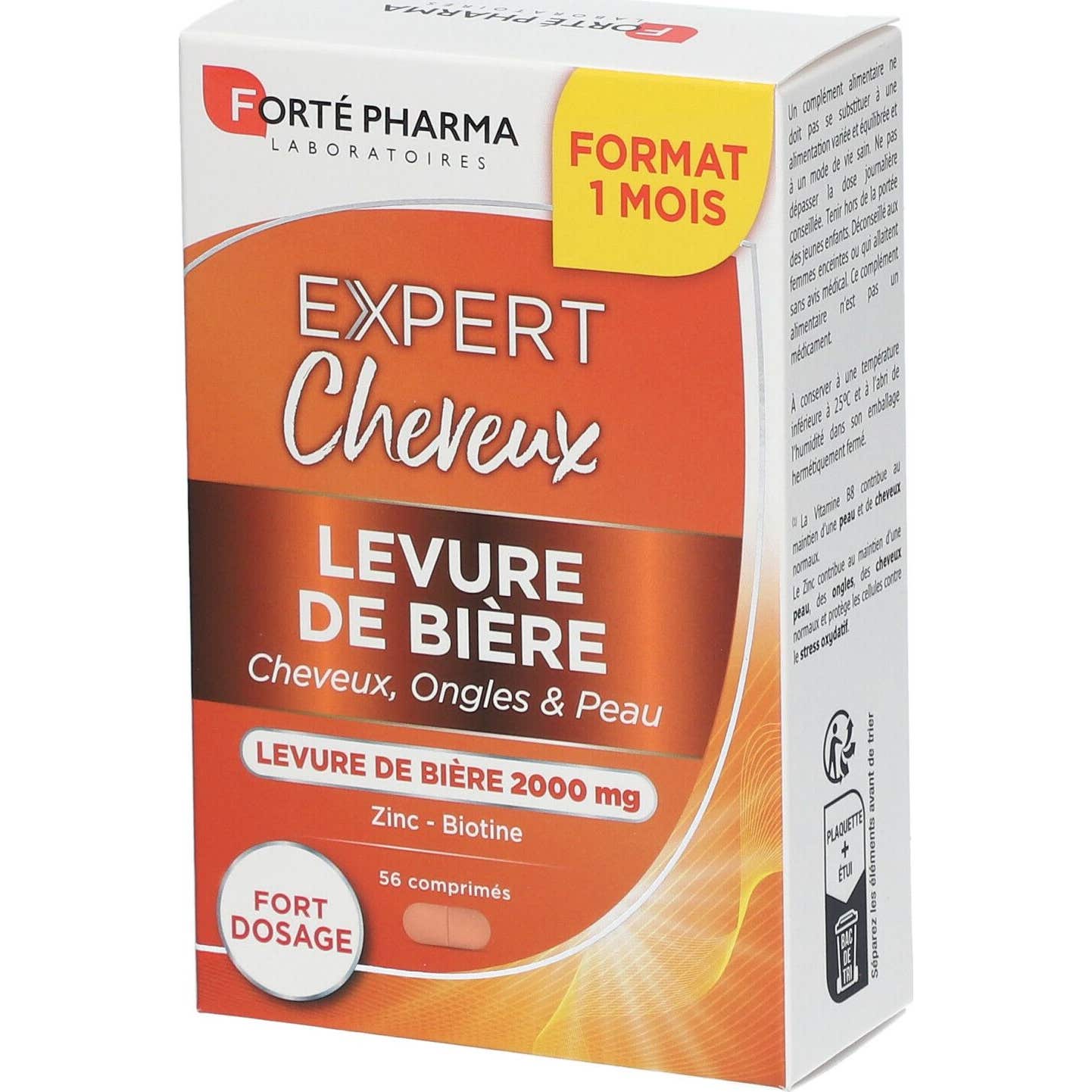 Forté Pharma Expert Levure De Bière 56 Comprimés