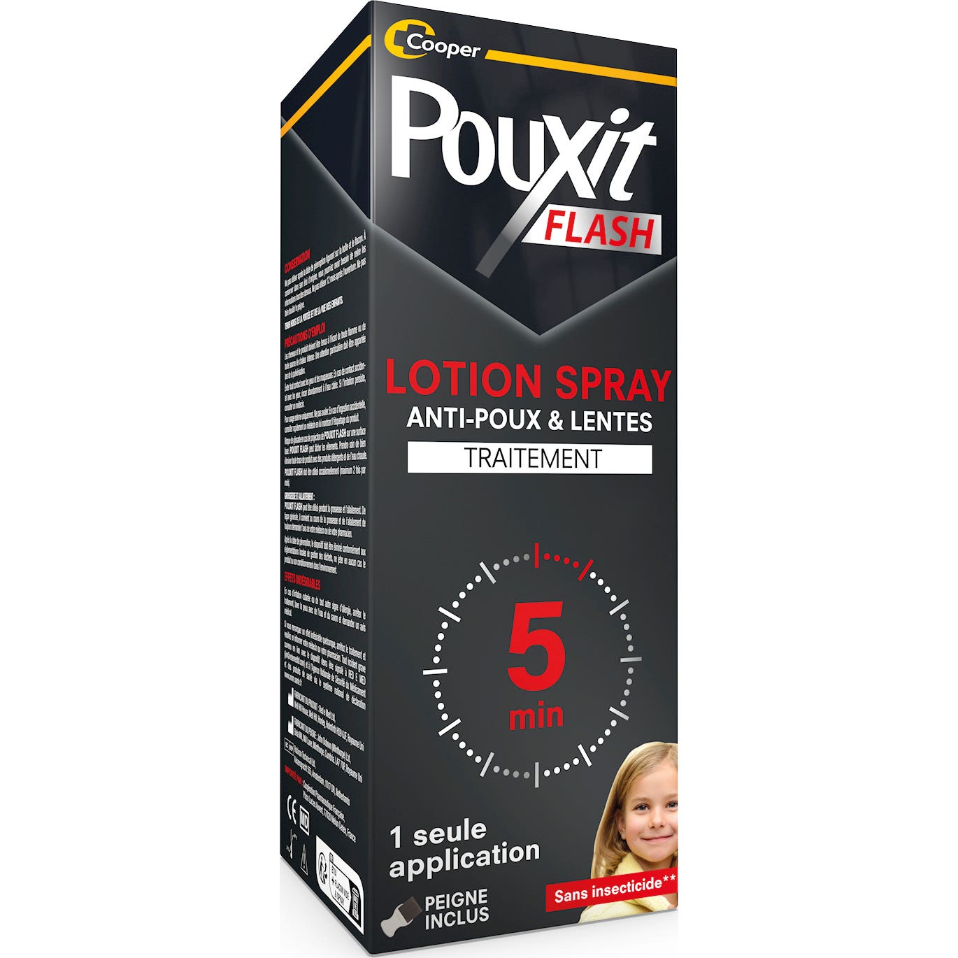 Pouxit Flash Traitement Anti-Poux & Lentes Spray 150ml