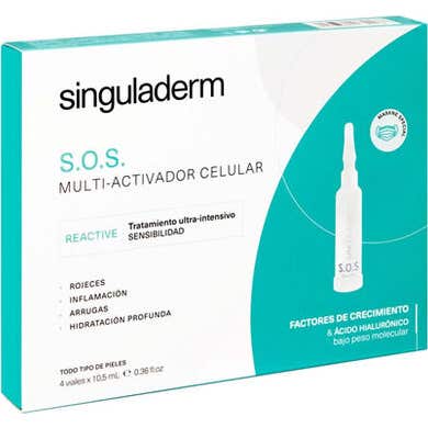 Singuladerm S.o.s Réactif 4 flacons X 10,5 Ml