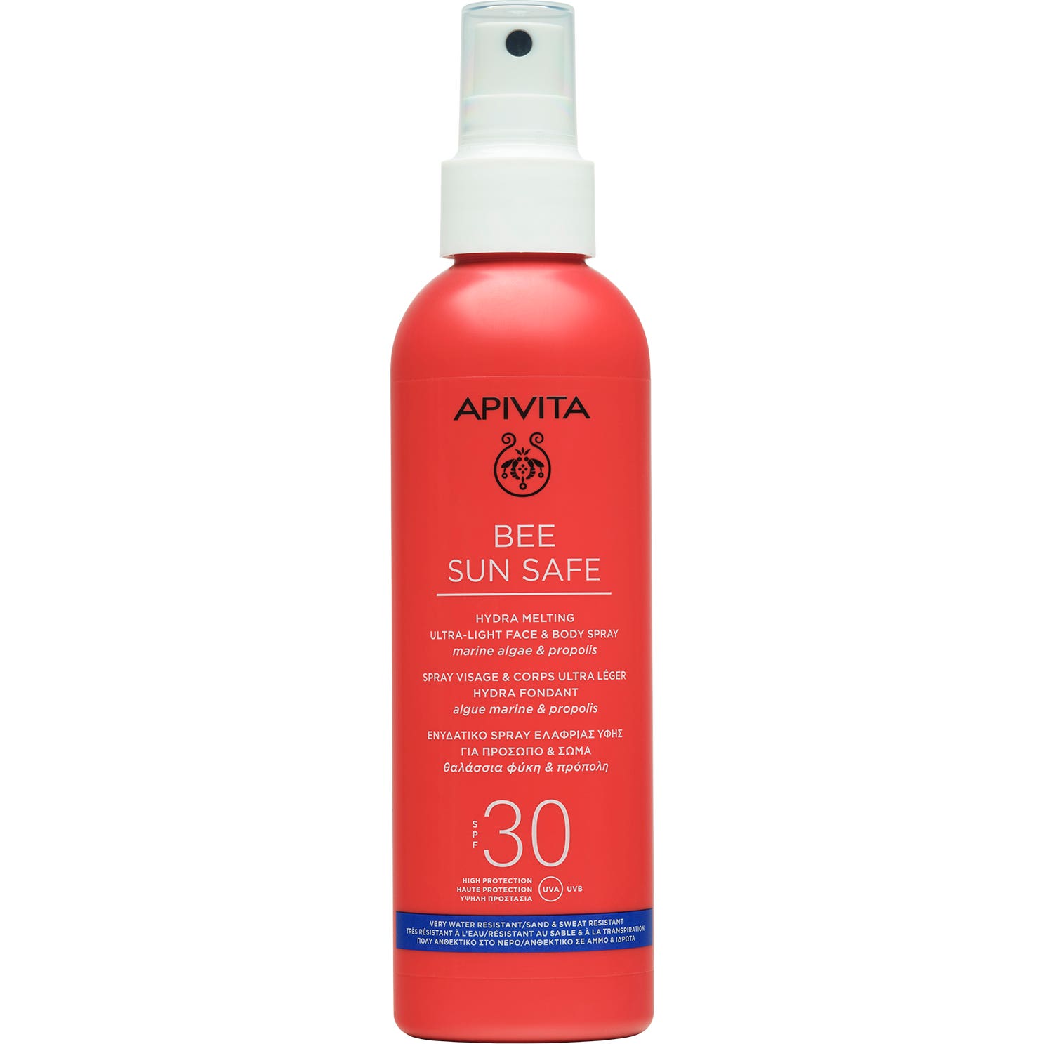 Apivita Bee Sun Safe Spray Hydra Melting Ultra Léger Visage & Corps SPF30 200 ml